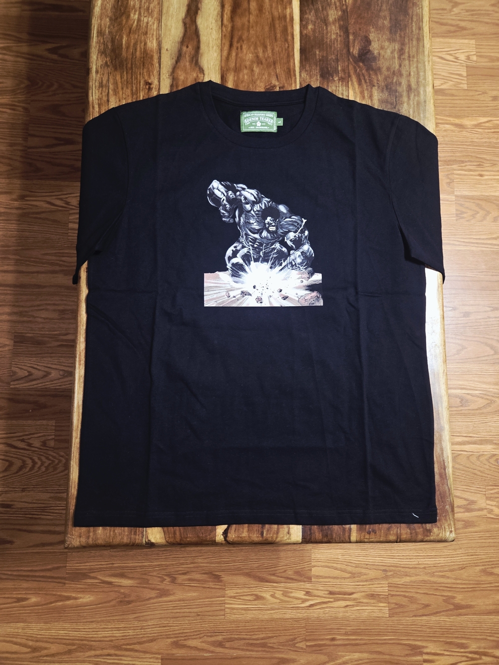 Denim Tears x Arthur Jafa LeRage Collab Men's "Black Hulk" Short Sleeve Tee.